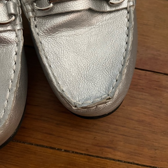 Aerosoles loafers silver sz8 - Picture 4 of 8